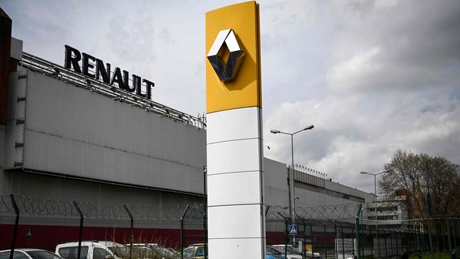 The Renault factory in Moscow. The French carmaker is expected to sell its stake in AvtoVAZ for the symbolic sum of one rouble. Picture: AFP