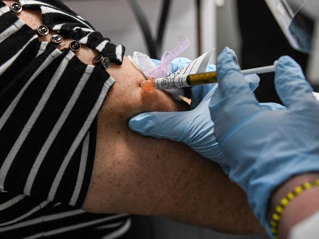 A vaccine for coronavirus might not be available until mid-2021. Picture: AFP