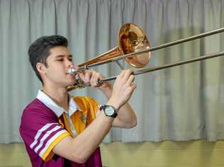 PASSION: Tan McKie took part in the State Honours Ensemble Program last week. Picture: Dominic Elsome