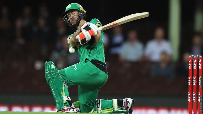 Glenn Maxwell in last year’s BBL final. Picture: Getty Images