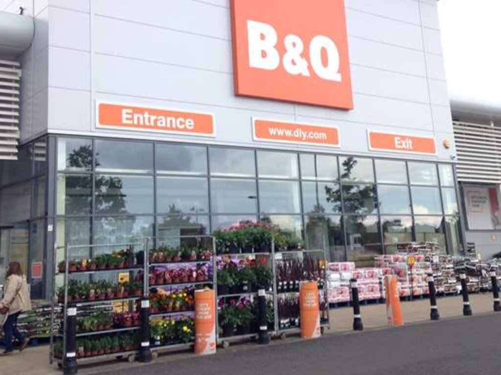 B & Q is the UK’s largest hardware retailer.