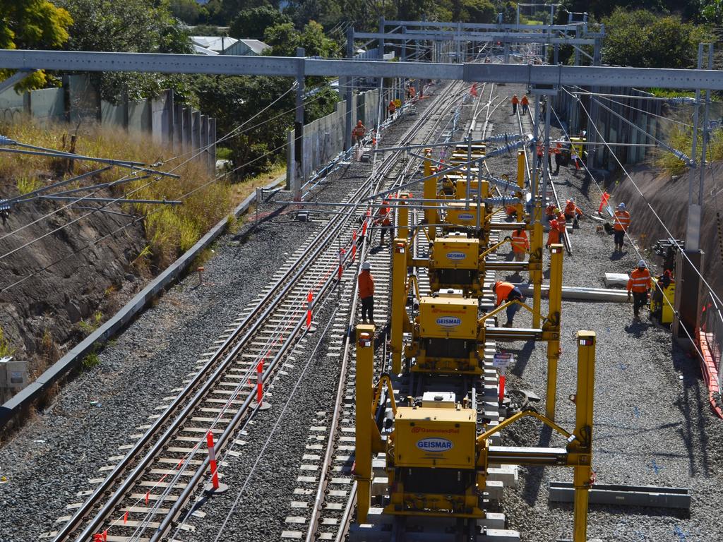 Cross River Rail site under construction.