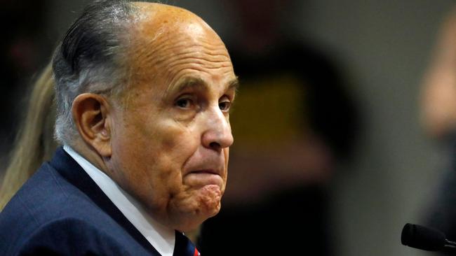 Rudy Giuliani has indicated that he will contest the Georgia indictment. Picture: AFP.