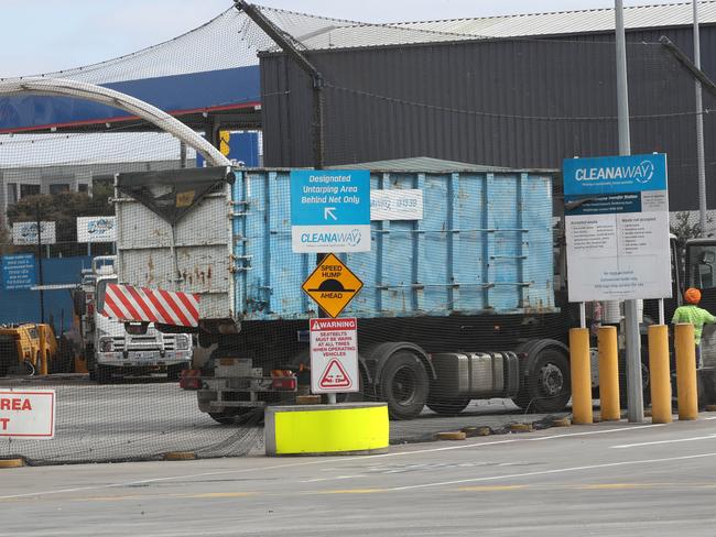 The waste disposal site in Dandenong South where the remains of Isla Bell were found. Picture: David Crosling