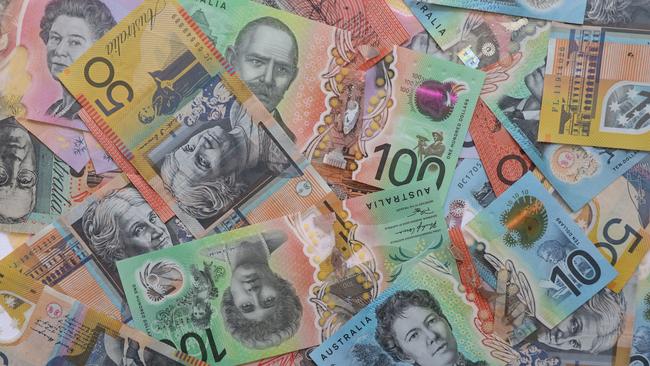 AUSTRALIA - NewsWire Photos - General view editorial generic stock photo of Australian cash money currency. Picture: NCA NewsWire / Nicholas Eagar