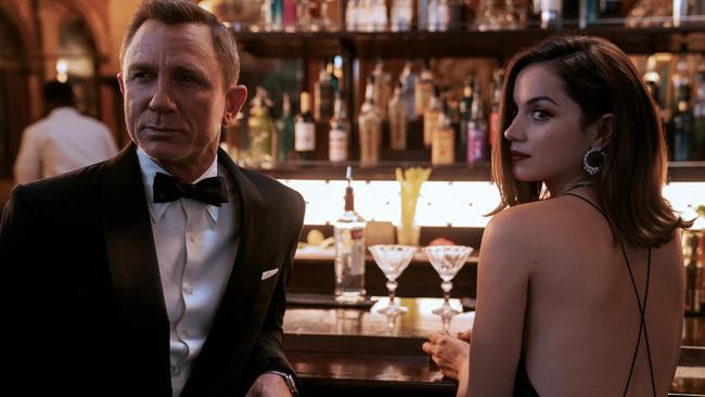 Daniel Craig and Ana de Armas. Picture: Metro-Goldwyn-Mayer/Universal Pictures