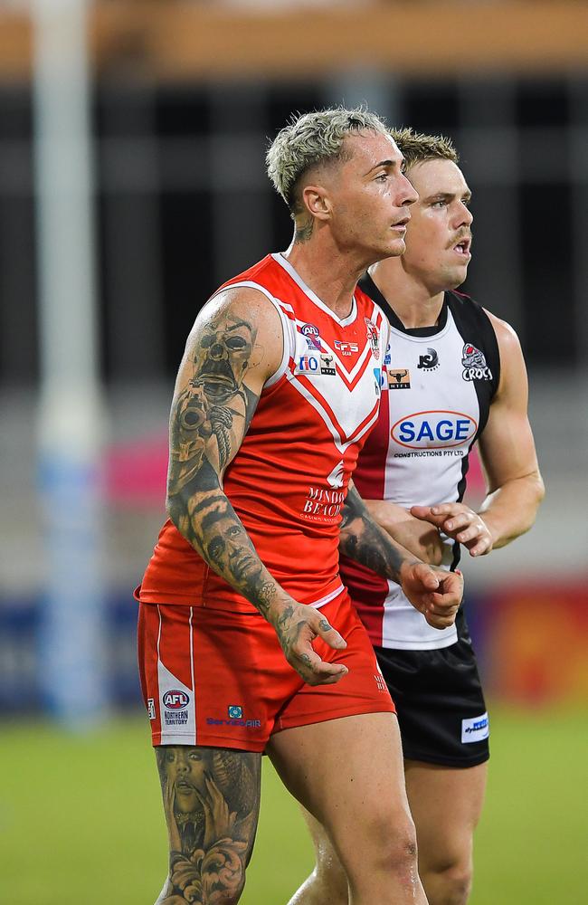 Waratah vs Southern Districts in the 2022-23 NTFL grand final. Picture PEMA TAMANG Pakhrin