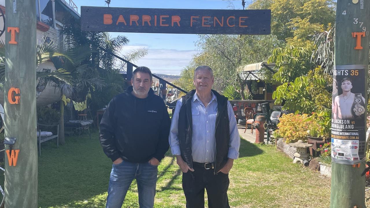 Darling Downs boxing trainers Brendon and Brad Smith.