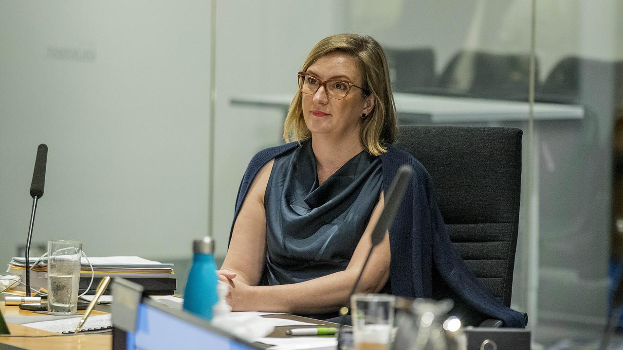 Councillor Brooke Patterson at the City of Gold Coast's council meeting. Picture: Jerad Williams.