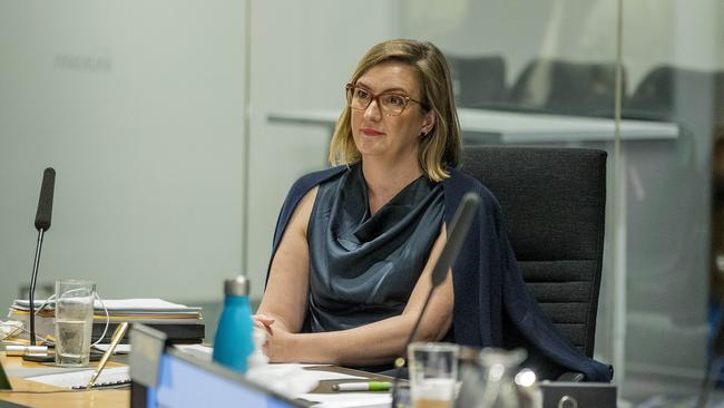 Councillor Brooke Patterson at the City of Gold Coast's council meeting. Picture: Jerad Williams.