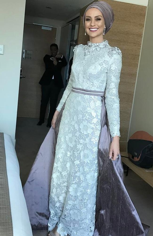 Susan Carland and Waleed Aly - Logies 2017. Picture: Instagram