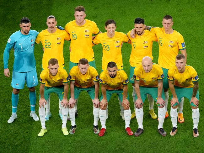 The Socceroos will be searching for their first World Cup win since 2010 against Tunisia. Picture: Martin Rickett/PA Images via Getty Images