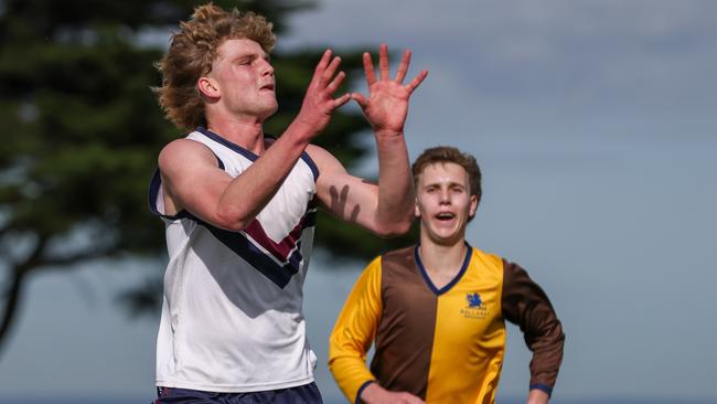 Olly Myers in action for Emmanuel College. Picture: Craig Dooley