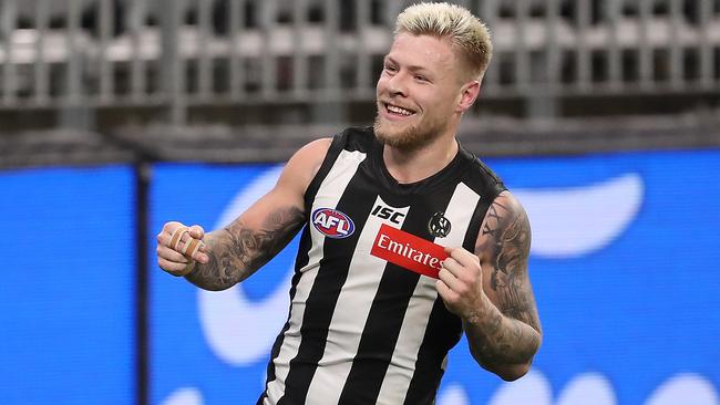 Jordan De Goey shouldn’t be treated like a star while he’s under investigation for indecent assault. Picture: Paul Kane/Getty Images