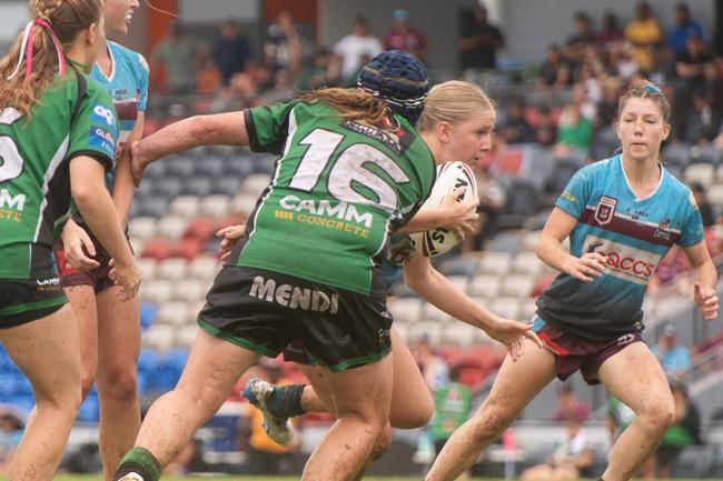 Mackay Cutters vs Townsville Blackhawks Harvey Norman U17's Saturday 22 February 2025 Picture:Michaela Harlow