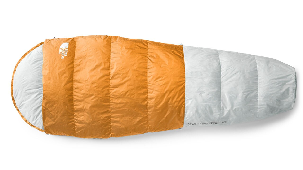 North face gold kazoo sleeping outlet bag