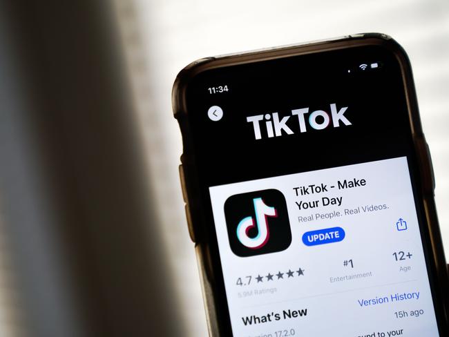 Controversial app TikTok is hugely popular among Australian children and young teens. Picture: Getty