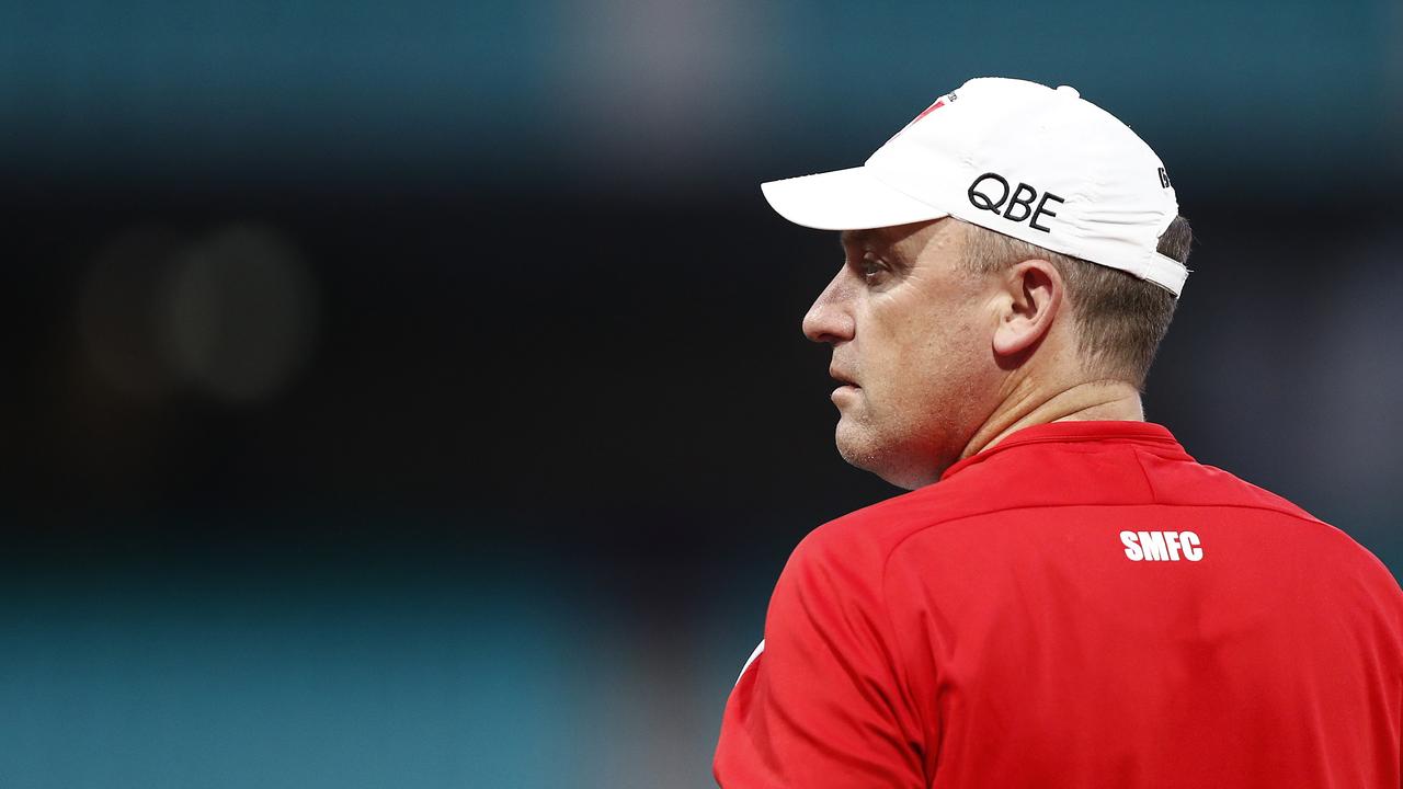 Mick McGuane says John Longmire needs to end the speculation. Pic: Getty Images