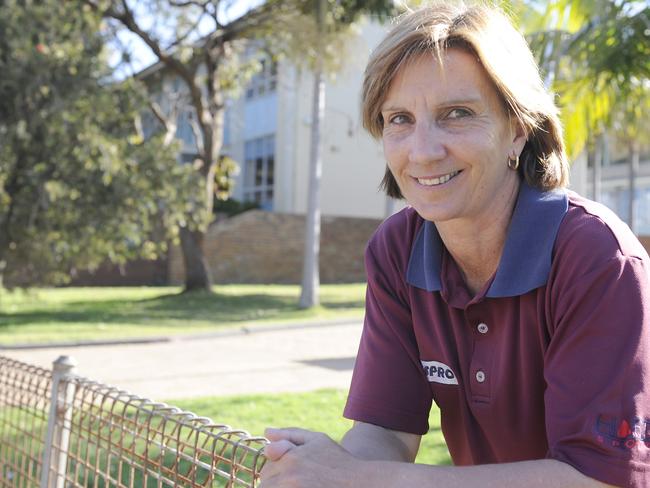 Judy Malcolm when she was inducted in the NSW Touch Footy Hall of Fame in 2008. Picture: Martin Lange