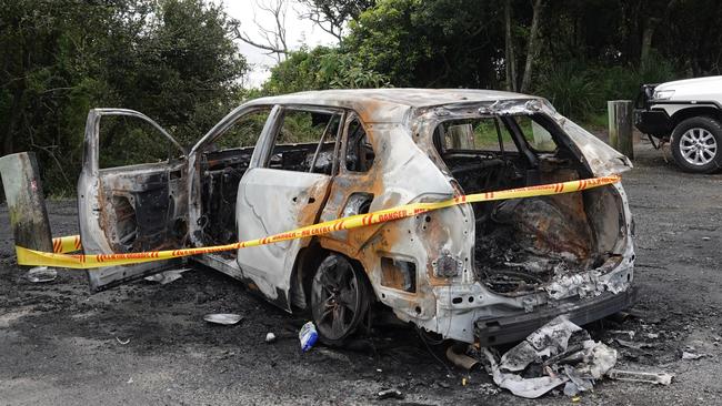 An armed forces reservist’s kit and government fuel cards had been inside the Toyota RAV4. Picture: Chris Knight