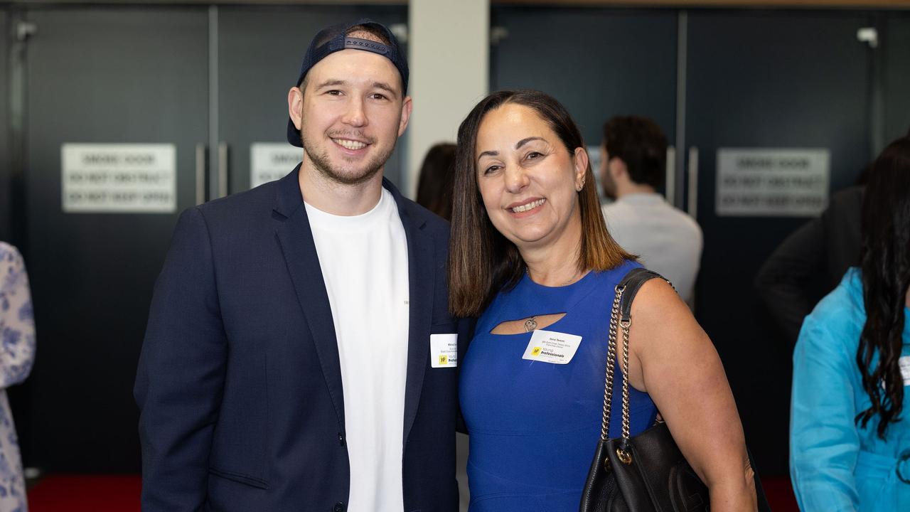 Mikhail Eremeev, Ilona Teremi at the YP Gold Coast City Leaders Forum, 2023. Picture: Celeste Humphrey