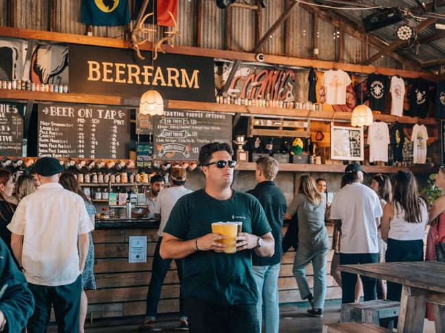 Beerfarm’s Metricup brewery is known for its rustic, rural character. Picture: supplied