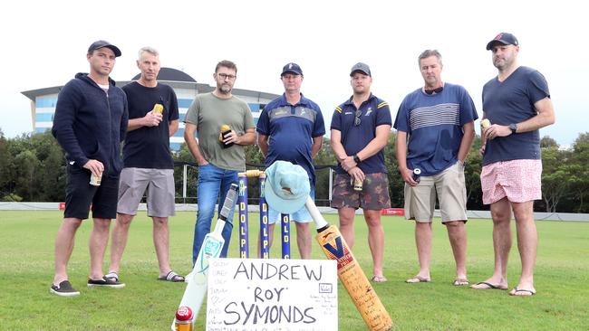 Damian Wallis, Gavin Gibson, Chris Adams, Francis Nairn, Andrew Robinson, Brett Crichton and Laurie Begni from Gold Coast Dolphins.