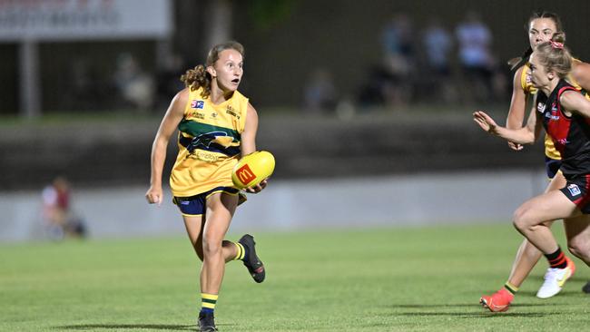 Shineah Goody in action against West Adelaide earlier this season. Picture: Scott Starkey