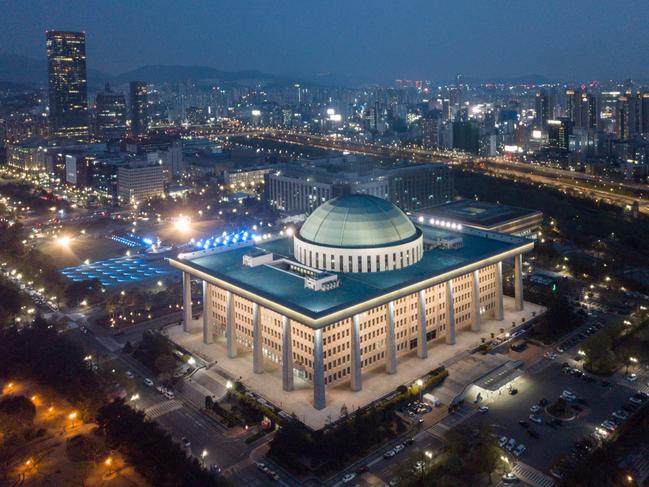 South Korea's National Assembly building in Seoul. Picture: AFP.