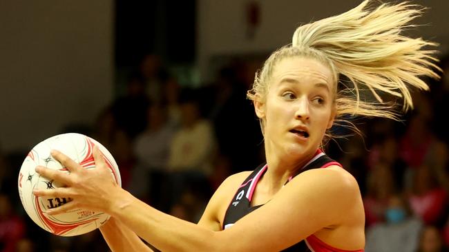 Tayla Williams has quickly established herself in the Super Netball ranks.