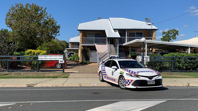 Fire investigators and police are on scene at the Bridge Rd unit block where a property was severely damaged in a blaze overnight. The unit is located at the back of the complex.