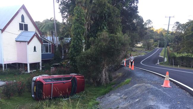 Tintenbar Rd has seen a number of crashes, accidents and other events happen in recent years due to speeding or lack of visibility.