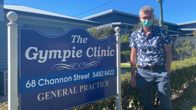 Dr Cooper at the Gympie Clinic.