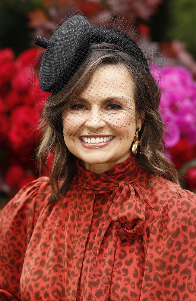 Lisa Wilkinson glowed in the red gown.