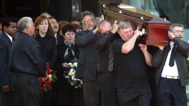 Funeral for Steve Gulyas and Tina Nhonthachith, who were shot dead in Sunbury.