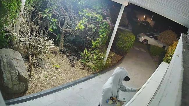 Panorama Tower residents have supplied this footage after having mailboxes raided during the festive period. Picture: Supplied