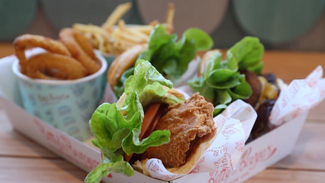 Burgers and Fries at Betty's Burgers. (AAP Image/David Swift)