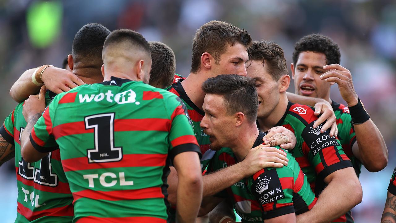 South Sydney players are motivated to make the 2020 grand final after losing consecutive preliminary finals. Picture:: Cameron Spencer/Getty Images.