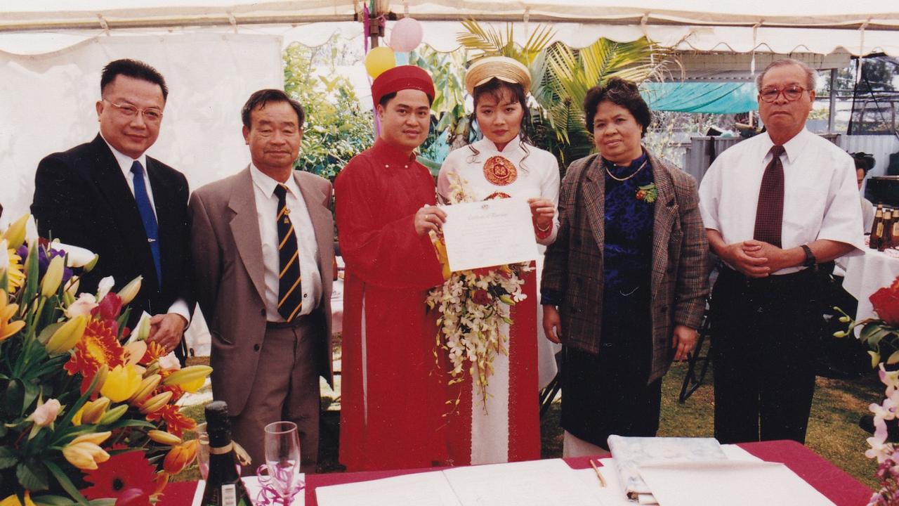 Thuan Nguyen at his wedding in 2001.