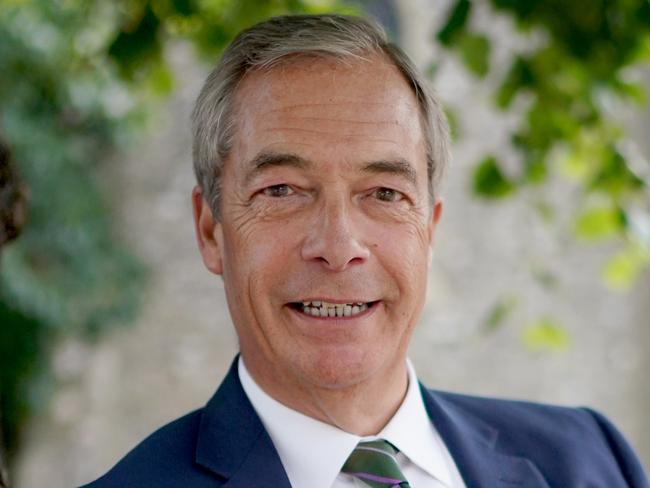 Former Ukip leader Nigel Farage in his local village near Westerham, Kent, following the resignation of NatWest chief executive Dame Alison Rose after she admitted to being the source of an inaccurate story about Mr Farage's finances. Picture date: Wednesday July 26, 2023. (Photo by Gareth Fuller/PA Images via Getty Images)