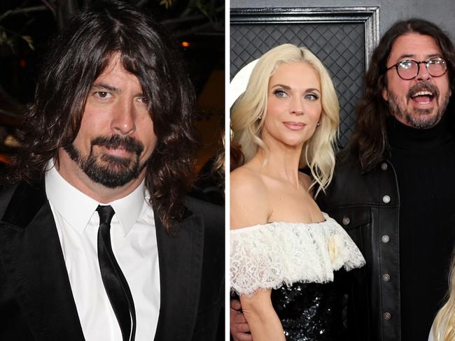 Dave Grohl and his wife.