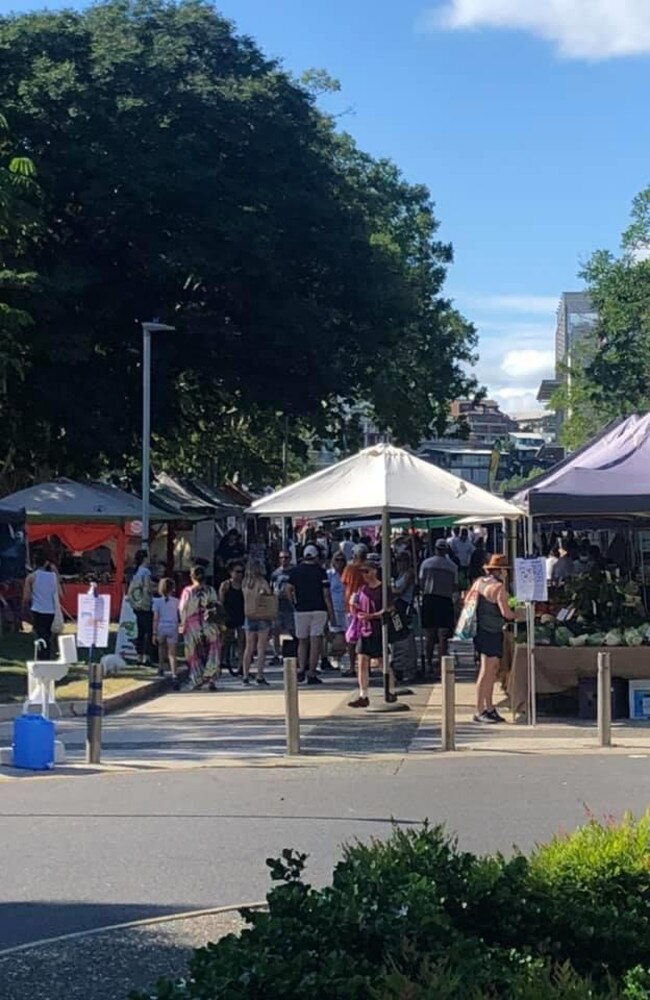 Large crowds at Brisbane Powerhouse Markets on Saturday. Picture: Supplied