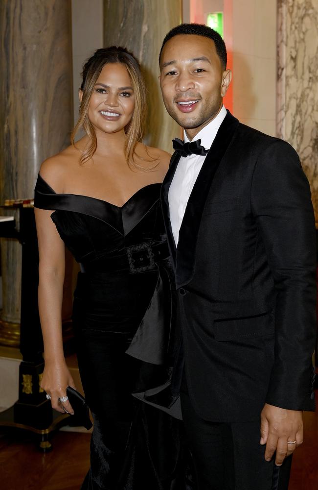 Chrissy Teigen and John Legend in 2019. Picture: Getty Images