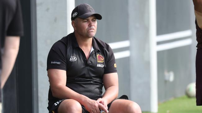 Anthony Seibold has coached his last game at the Brisbane Broncos. Picture: Annette Dew