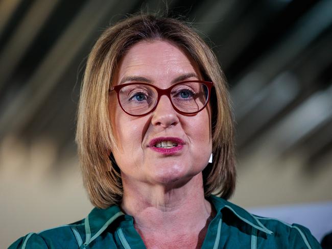 Premier Jacinta Allan says communities that build more homes should get more funding for things they need. Picture: Nadir Kinani