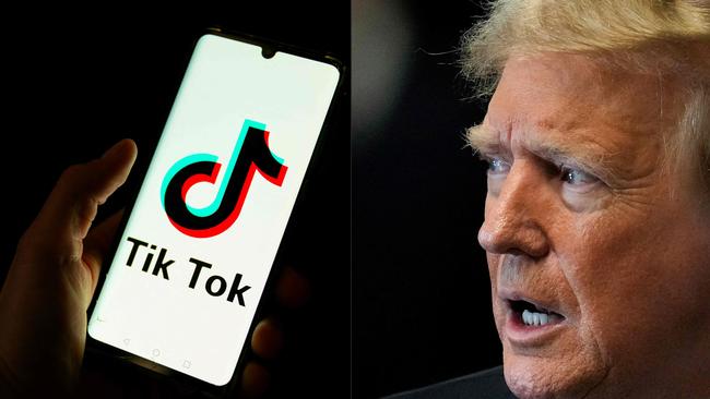 US President-elect Donald Trump filed a brief in December urging the Supreme Court to pause a law that would ban TikTok the day before his January 20 inauguration. Picture: Antonin UTZ and Seth Wenig/AFP