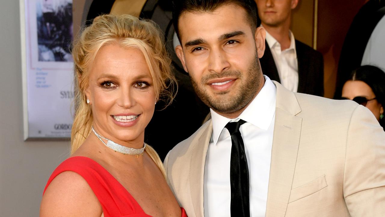 Britney and Sam Asghari met on the set of one of her music videos. Picture: Getty Images.