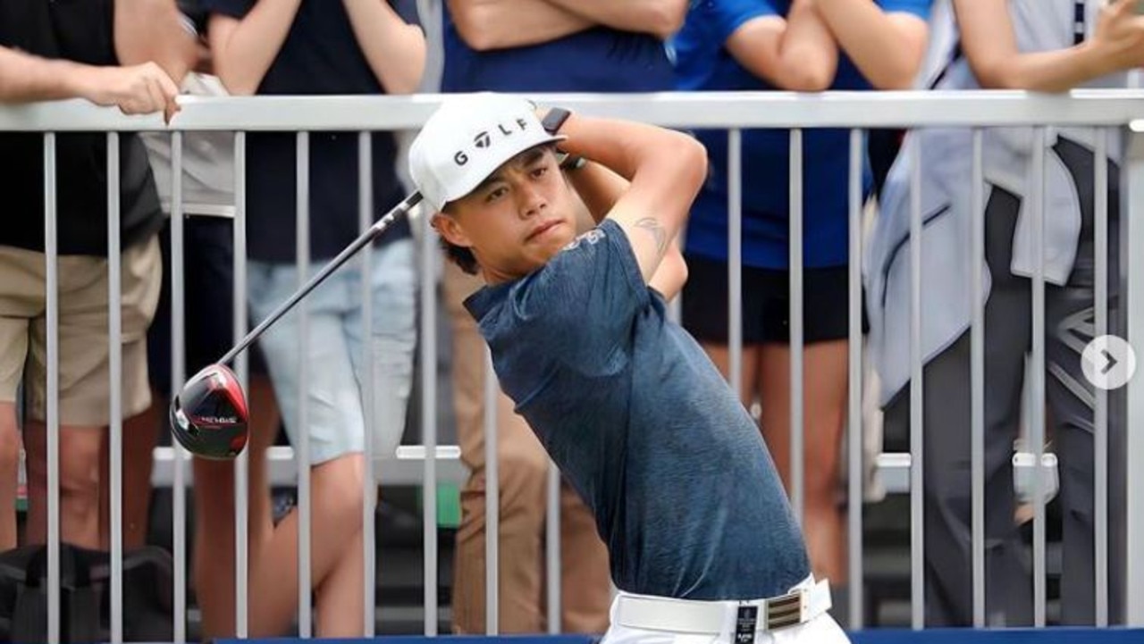 Australian golf prodigy Jeff Guan suffers horror eye injury on course