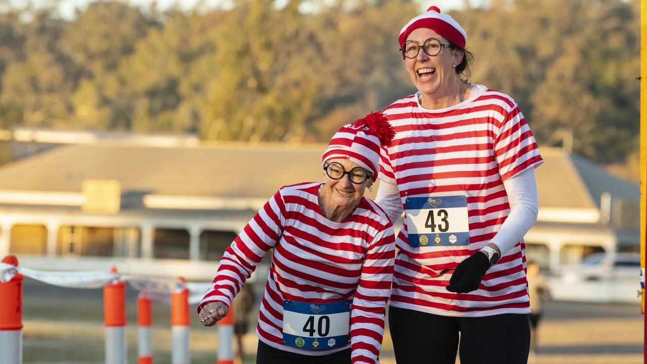 Sandy Slatter takes over from Gill Beer for team Where's Wally. Picture: Kevin Farmer