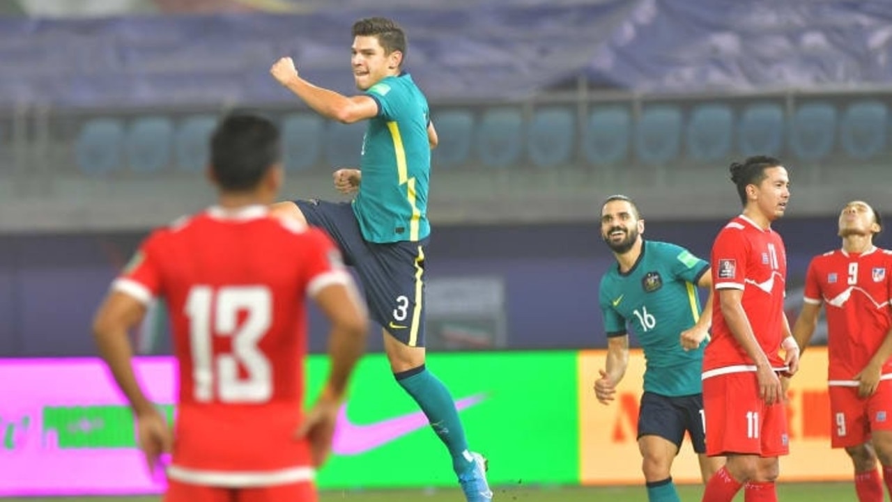 Socceroos defeated Nepal overnight 3-0.